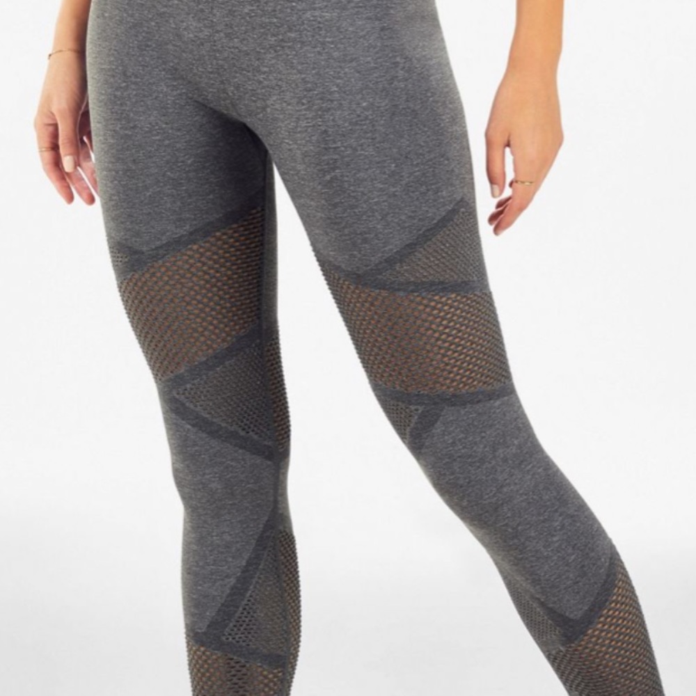 fabletics grey mosaic leggings